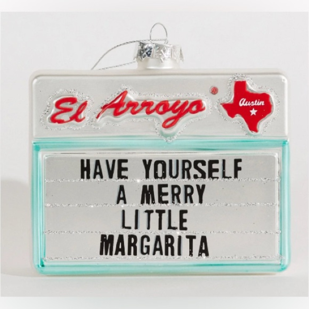NWT- El Arroyo Christmas Ornament-  Have Yourself A Merry Little Margarita